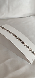 Vip Silver Zirkon Taş Örgü Bileklik